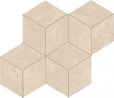 Atlas Concorde Marvel Stone Cream Prestige Mosaico Esagono Lapp 30x35 / Атлас Конкорд Марвел Стоун Крим Престиже Мосаико Эсагоно Лапп 30x35 